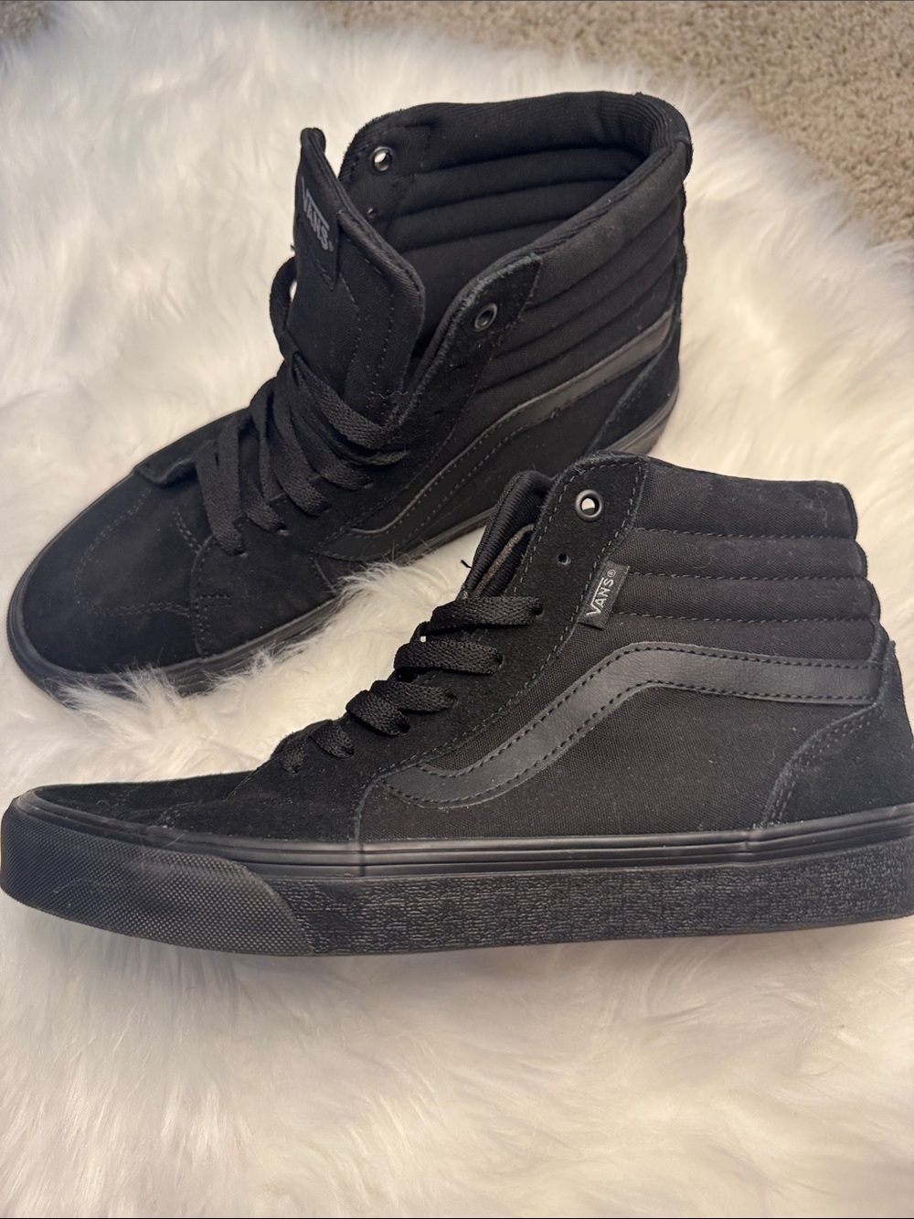 Vans Black High-Top Skate Sneakers